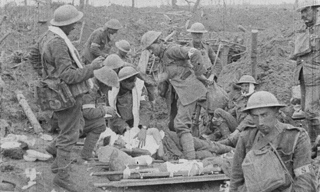 The soldier in the bottom righthand corner is believed to be first world war poet Isaac Rosenberg