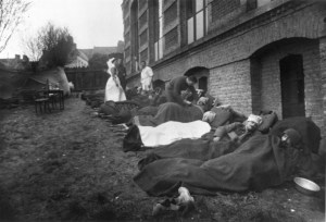 British gas casualties Bailleul May 1915