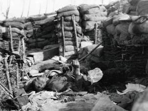 French victim of the first chlorine gas attack