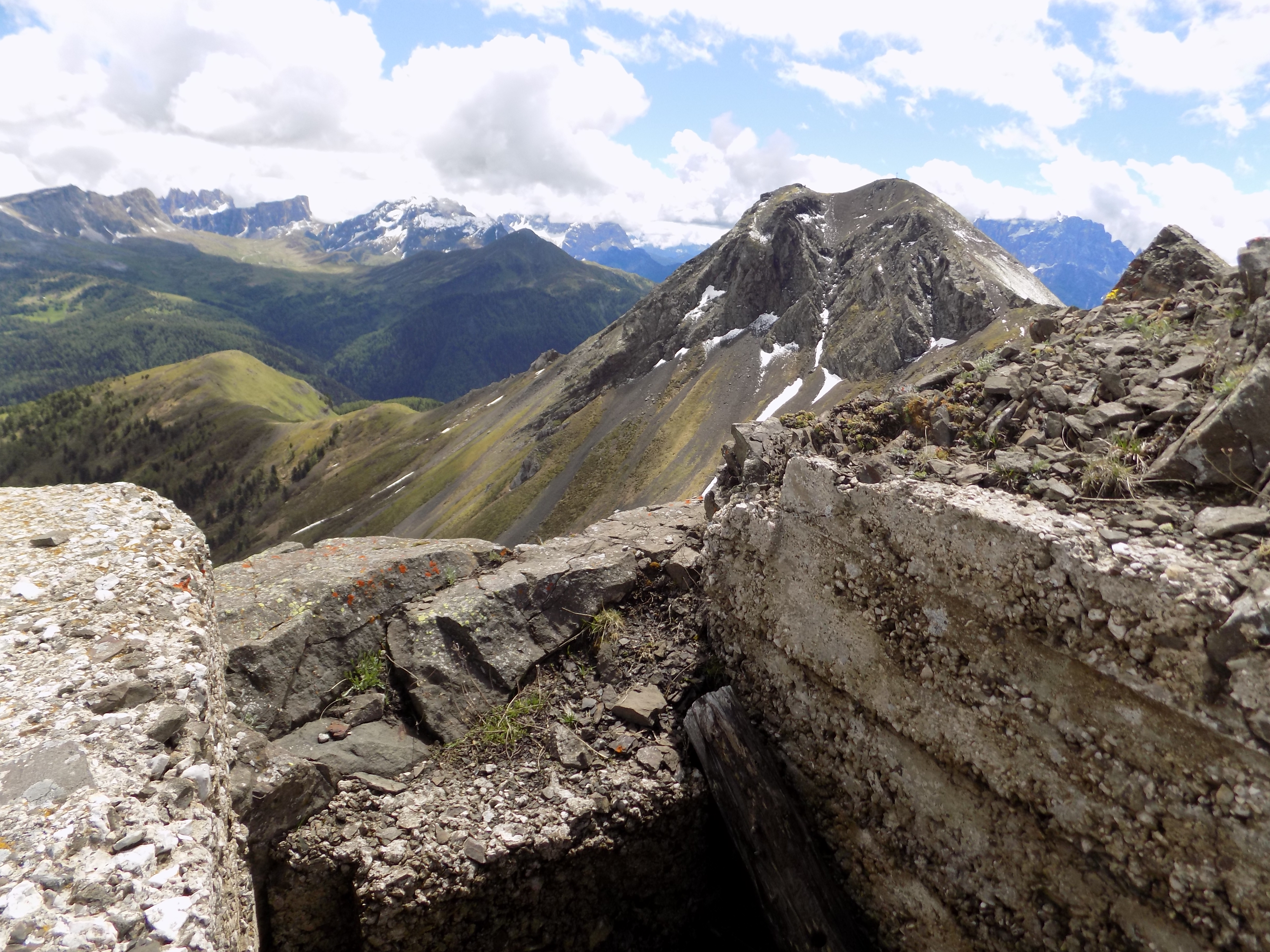Austrian positions, Monte Sief view to Col di Lana