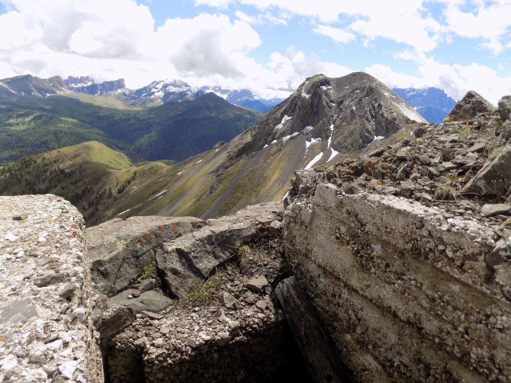Austrian positions, Monte Sief view to Col di Lana
