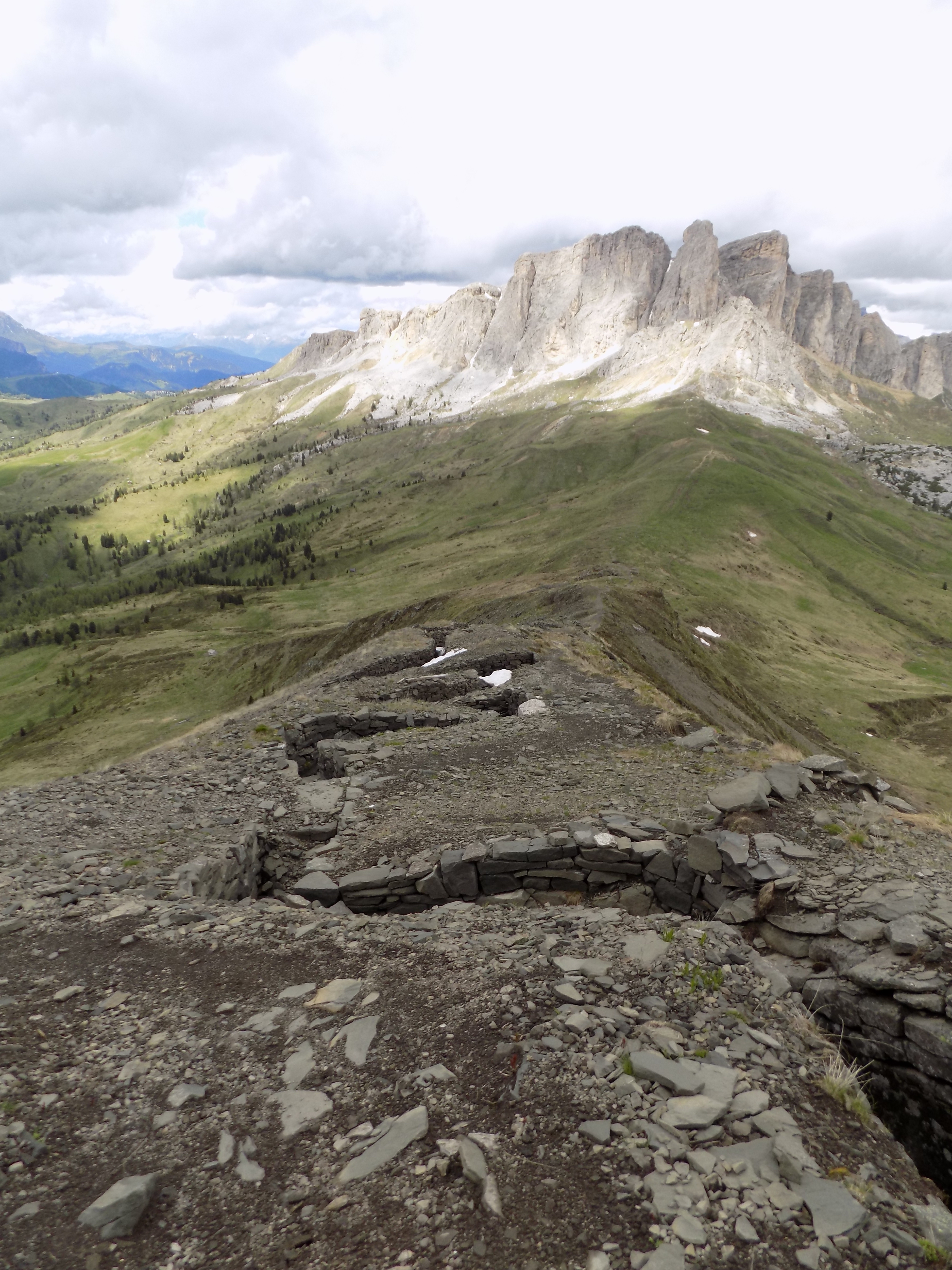 Austrian positions Monte Sief view to Setas