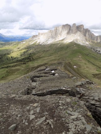 Austrian positions Monte Sief view to Setas