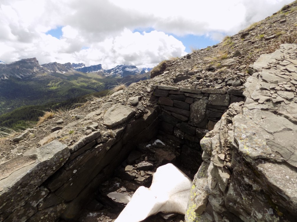 Austrian positions, Monte Sief