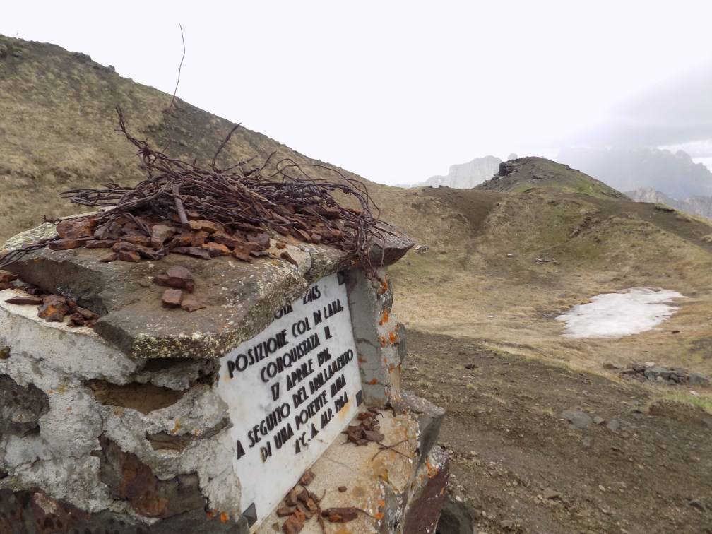 Col di Lana crater of 17 April 1916