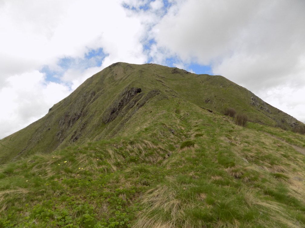 Italian trench up the southeastern slope of Col di Lana