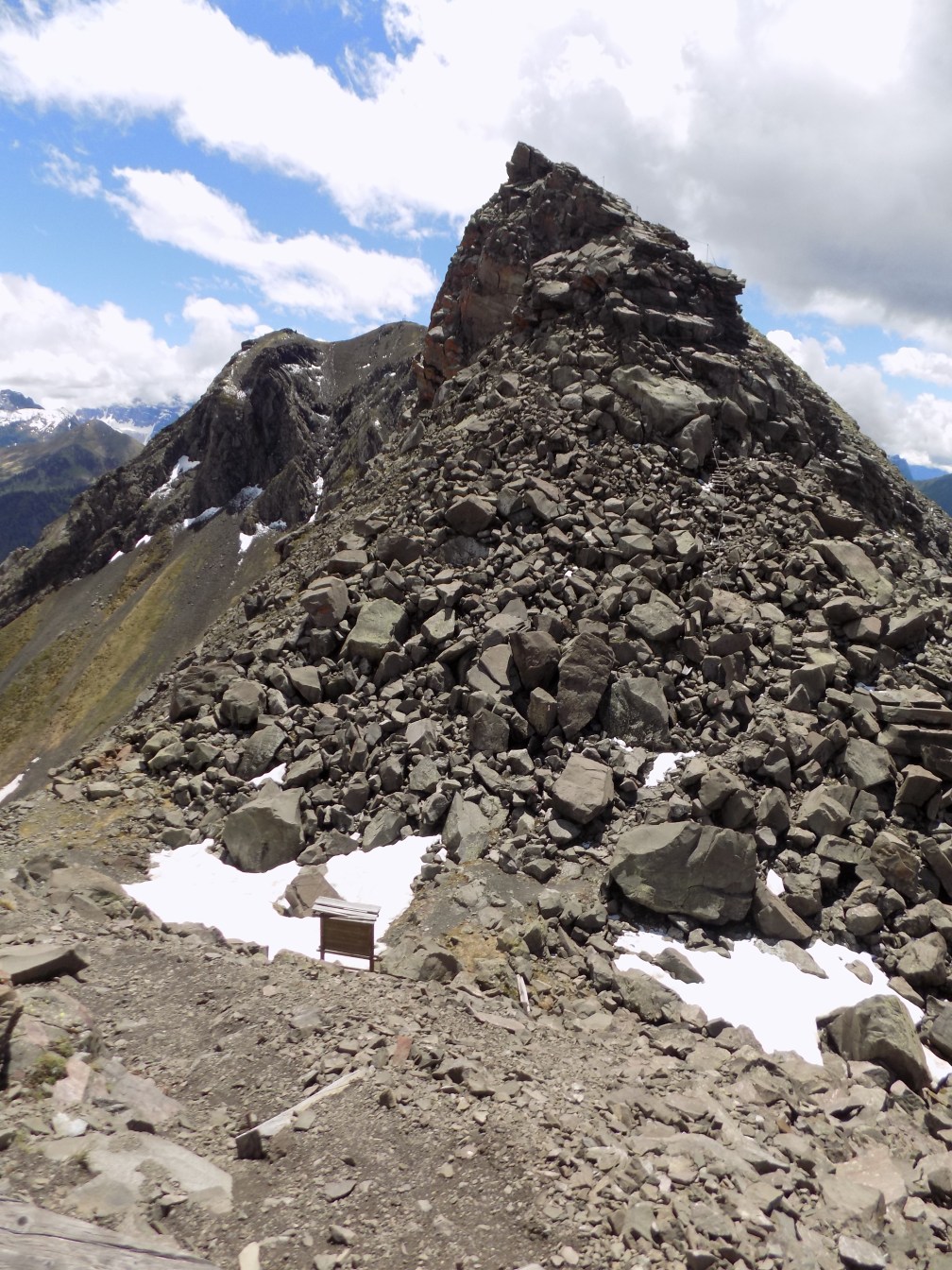 View into mine crater of 2 October 1917